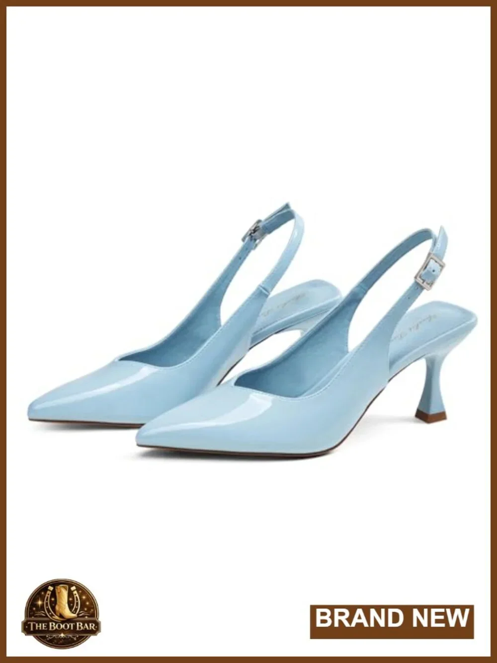 Kitten Heel Slingback Low Pumps 3 Inch Stiletto Pointed Closed Toe Dressy